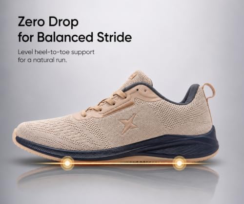 Image of Kraasa Men's Running Shoes | Breathable Knit Upper | Lightweight Phylon Sole | Cushioned EVA Insole | Comfortable Sports & Casual Sneakers for Gym, Walking & Daily Use