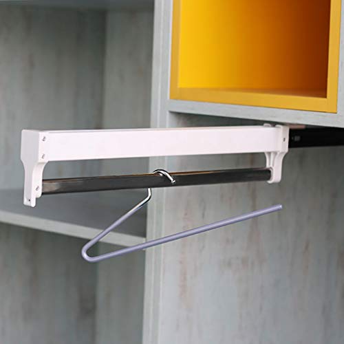 Tringle de placard extractible en acier inoxydable 201 durable - 2