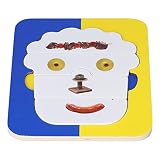 Rengu Puzzle Drôle de Visage en Bois pour la Formation à la Réflexion pour la Maternelle