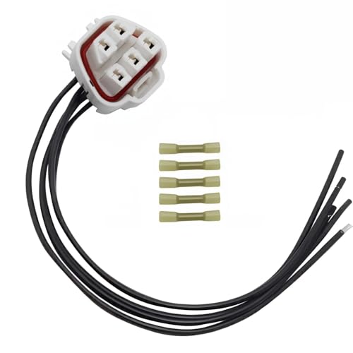 5 Pins Fuel Pump Connector Pigtail Plug Wire Harness Compatible with Toyota Hyundai Kia Lexus Mitsubishi,Replace for 90980-11077 9098011077