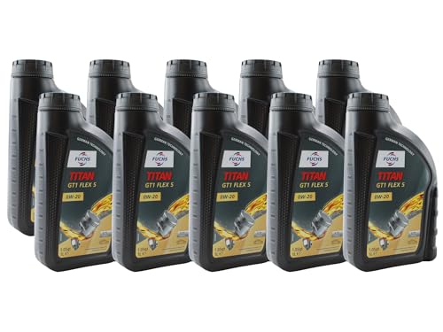 Fuchs 10 Litros Titan GT1 FLEX 5 SAE 0W-20 Aceite para Motor