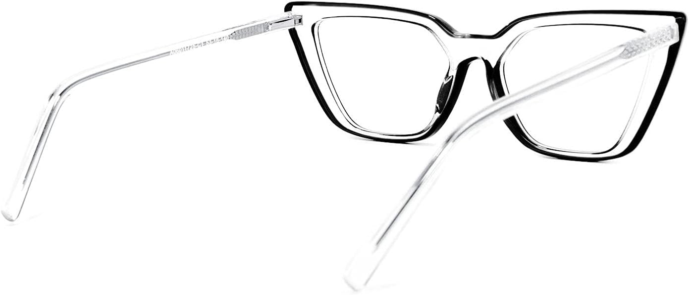 VOOGLAM Oversize Cat Eye Blue Light Blocking Glasses for Women Anti UV Eyestrain Eyewear Lyuba