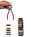 Dip and Grip (Red) Rubberized Plastic Coating Tool Handles Broken Wires Gloves Vehicles Abrasion Corrosion Slipping- 8 Fl. Oz