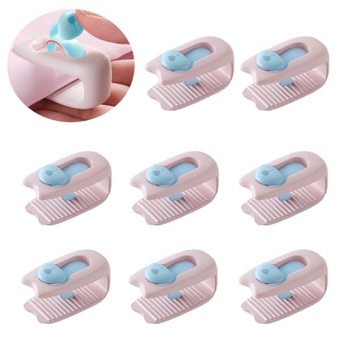 布団 クリップ ズレ防止 クリップ 針なし 取り付けが簡単です 軽量でコンパクト ブランケットクリップ 布団固定器 滑り止め クリップ 敷きパッド 毛布 ベッド シーツ ブランケット 羽毛 固定器具 (8, ピンク)