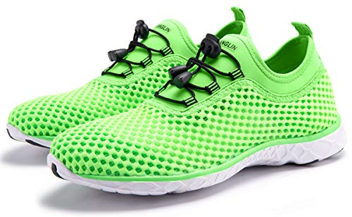 Image of Men's Quick Drying Aqua Water Shoes,3-Second Drainage & All-Terrain for Swimming,Hiking,Yoga