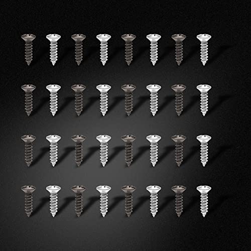 Savita D13048 100 Pcs Guitar Pickguard Screws, Bass Pickguard Screw Set, Guitar Mounting Screws For Electric Guitar Electric Bass Guards  thumb #3