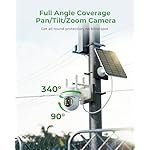 CAMCAMP Solar Security Cameras Wireless Outdoor with 10" Monitor, 10CH NVR 2K Solar Home Security Camera System with 360° Color Night Vision,2-Way Audio,500GB Local Storage,No Monthly Fee,No Need WiFi - Image 4