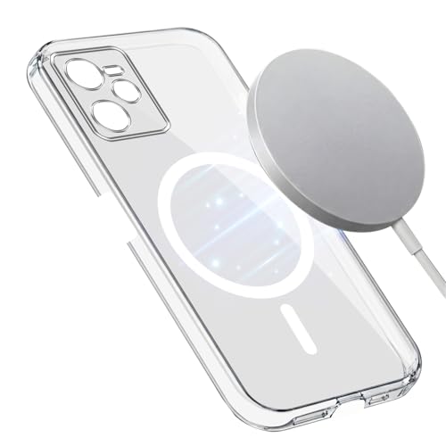 Image of Jkobi Lifetime Anti-Yellow MagSafe Compatible Clear Back Cover Case for Realme C35 (Sleek Hard Crystal | Shockproof and Camera Protection)