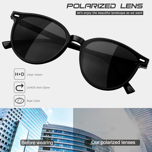 Image of Joopin Oversized Sunglasses for Women Stylish Big Rectangle Polarized UV Protection Ladies Goggles