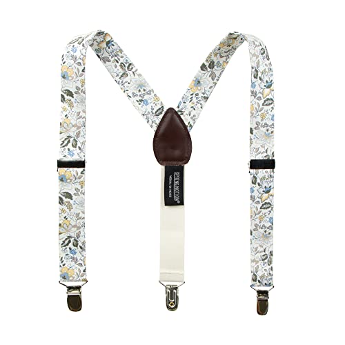 Image of Spring Notion Boys' 4-Piece Floral Suspenders Outfit