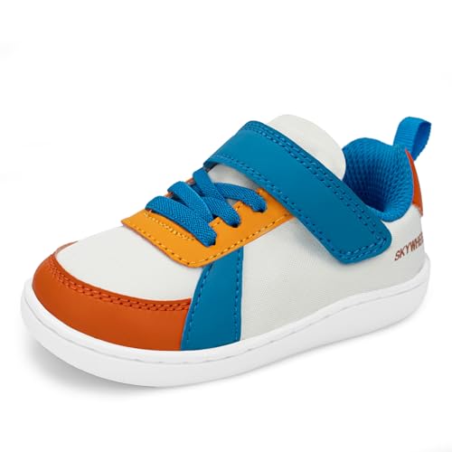 SKYWHEEL Toddler Boy Shoes Size 8 Wide Barefoot Toddler Shoes Zero Drop Lightweight Comfortable...