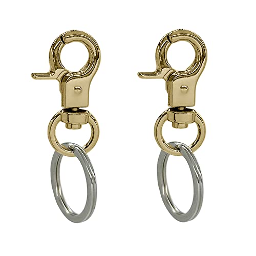 Dog Tag Clips 2 Pack Easy Change for Pet ID Tag Quick Clips Small Medium Large Dogs and Cats Collars|Gold| Dog Tag Clips 2 Pack Easy Change for Pet ID Tag Quick Clips Small Medium Large Dogs and Cats Collars|Gold|