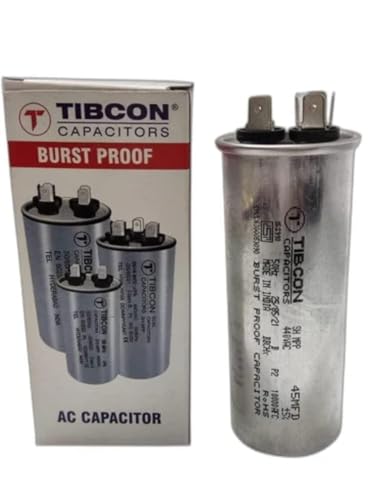 Image of TAQA 45+6 MFD 440V Tibcon Capacitor for Air Conditioner (Split & Window Air Conditioners) 1 Ton & 1.5 Ton & 2 Ton Air Conditioner