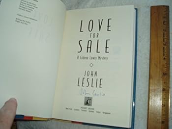 Hardcover Love for Sale a Gideon Lowry Mystery Book