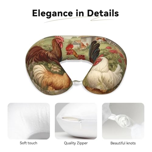 Almohada de espuma viscoelástica 30x25 cm para viaje miniatura 2