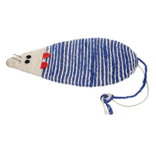 BESTonZON Colorful Mouse Shaped Cat Scratching Post Creative Cat Scratch for Indoor Cats Fun Claw Grinding Board Adorable Design for Relaxation and Exercise Random