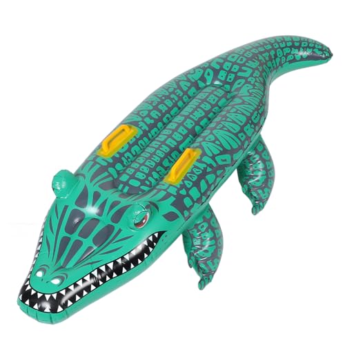 Toyvian Aufblasbares Schwimmbrett Für Pool in Alligatorform Surfbrett Aus PVC-Material Leicht Zusammenfaltbar Für Transport Und Lagerung Für Täglichen Gebrauch Im Swimmingpool