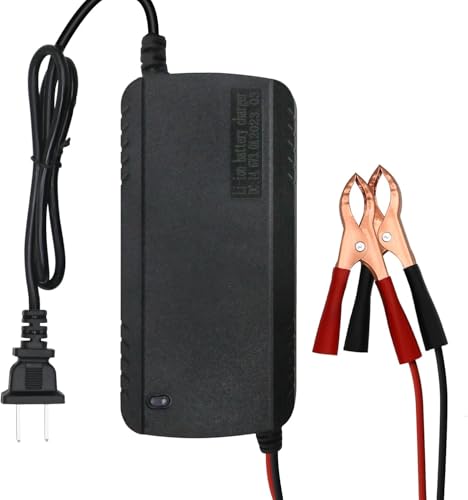 Chargeur LiFePO4 14,6V 3A pour batterie lithium fer phosphate 12,8V