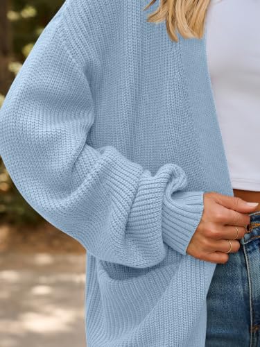Image of LILLUSORY Oversized Cardigan Sweaters for Women 2026 Fall Fashion Outfits