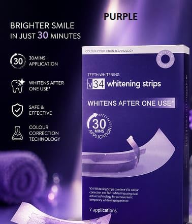 GOKANI Purple Teeth Whitening Strips - Image 3