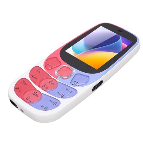 CCYLEZ Téléphone Mobile Senior, Prise en Charge du Téléphone Portable 2G Triple Sim, Gros Boutons, écran HD de 2,4 Pouces et 3000mAh, avec Lampe de Poche pour Les Utilisateurs âgés. (White)