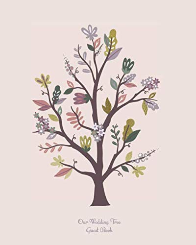 Our Wedding Tree Guest Book: tree branch pages for posting