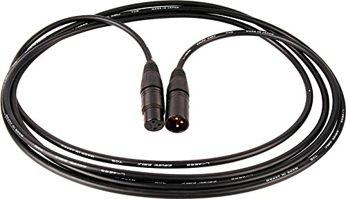 SESCOM Star-Quad XLR-M to XLR-F Mic Cable w/Neutrik Black/Gold XLRs 35 Foot