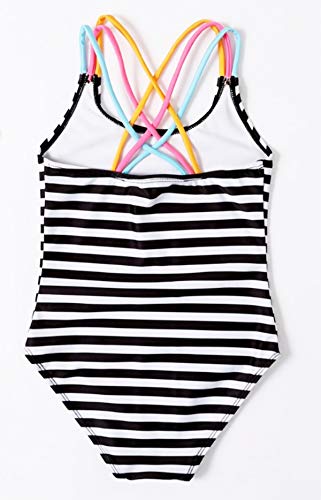 stylesilove Little Girls Sweet Popsicle Striped One-Piece Swimsuit Bathing Suit Beach Swimwear4