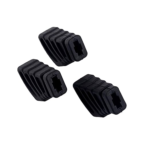Toyvian 6pcs Pies de Rack para Batería para Soporte de Platillos Partes de Percusión Pies de Goma para Estabilidad miniatura 6
