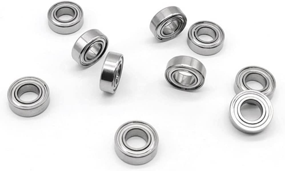 10Pcs SMR128ZZ CB Air Bearing ABEC-7 8x12x3.5mm Stainless Steel Hybrid Ceramic Bearing Dry Ocean Fishing Reels MR128