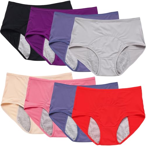 Leakproof Panties for Women Over 60, Leakproof Ladies Underwear, Leakproof Underwear for Women (8...