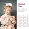 20Pcs Mini Bunny Ears Rabbit Ear Headwear DIY Crafts for Hair Clips Headband Hair Ties Scrapbooking DIY Craft Easter Party Supplies #1
