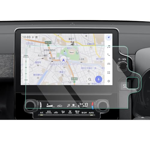 CDEFG トヨタ シエンタ 10系 ナビ ナノ 保護フィルム 10.5インチ シエンタ 画面保護 低反射 指紋防止 新型シエンタ 10系 カーナビ 保護ナノフィルム 高透過率 耐衝撃 キズ防止 汚れ防止 液晶保護フィルム アクセサリー 画面保護シート 自己吸着 貼付け簡単 スクリーン プロテクター（Amazon）