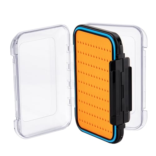 Gonex Fly Boxes for Fly Fishing files Jigs Waterproof Double Sided Fly Case