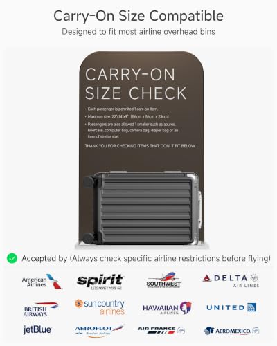 Image of LUGGEX 2-Piece Zipperless Luggage Set, 20 /24 Inch, Charcoal Metallic