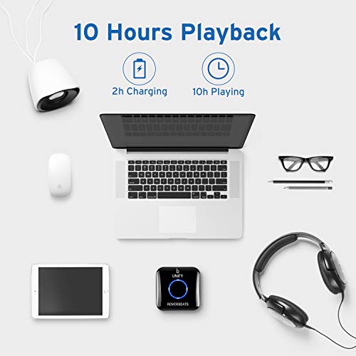 Etekcity Bluetooth Receiver, Nfc-Enabled Bluetooth Audio Adapter For Music Streaming Sound System, Bluetooth Transmitter For Receiver A/V Rca And Car Stereo 3.5Mm Aux Input, Unify #TOP4