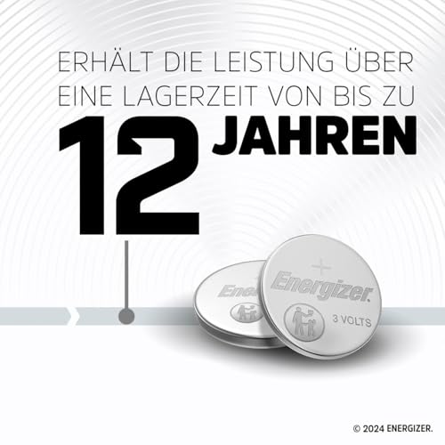 Energizer Ultimate Lithium - CR 2032 Knopfzelle 3V Batterien (2 Stück) - Weltweit erster 3 in 1 Kinderschutz Neuer Farbwarn-Technologie - Air Tag, Autoschlüssel, Fitnesstracker, medizinische Geräte 6