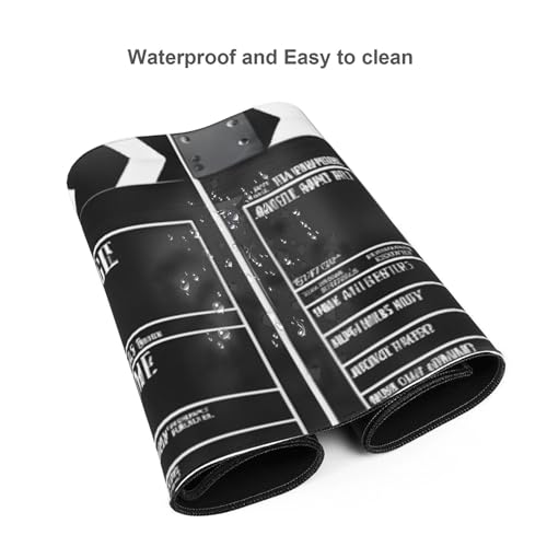 Tapis de souris de jeu antidérapant et imperméable pour PC - 5