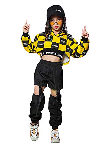  Ensemble de vêtements Hip hop pour Filles 3 pi...