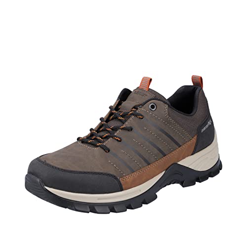 Rieker Men's Trekking Low Shoes, Brown Combi, 9