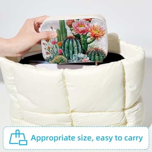 Boîte à bijoux portable cactus fini les colliers emmêlés