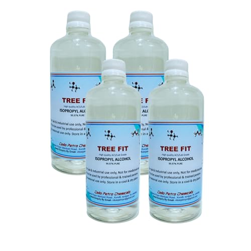 Image of IPA Iso-Propyl Alcohol 99.9% [(CH3)2-CH-OH] CAS: 67-63-0 Pack of 2000 ML| Pack of 4 | (500 ML X 4 = 2000 ML)