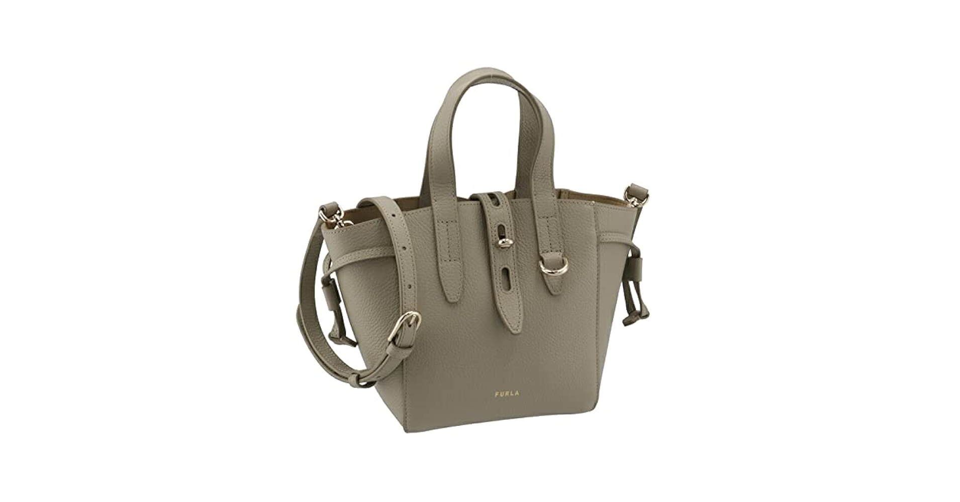【未使用保管】FURLA ネットミニ BASRFUA 2way クロスボディ 黒 未使用保管】FURLA ネットミニ BASRFUA 2way クロスボディ 黒