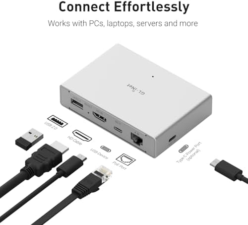 GL.iNet Comet PoE Remote KVM GL-RM1PE 테일스케일 4K 스트리밍 포함 — 사진 3