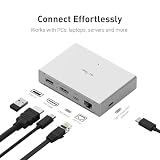 GL.iNet Comet PoE (GL-RM1PE) Zdalne sterowanie KVM przez Internet, opcja podwójnego zasilania PoE/typu C, 4K przy 30 Hz, 32 GB EMMC, obsługa do serwera PC, zdalny dostęp, zarządzanie energią