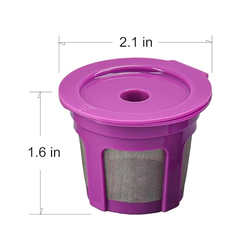 Image of Irmidi 4 Pack K Cups Coffee Filters Compatible with Keurig Brewers 1.0 and 2.0Coffee Makers - Universal Kcup Filters Fit Refillable Kcup Coffee Pods