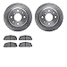 Dynamic Friction Company Rear Brake Rotors with 5000 Advanced Brake Pads 6502-80109
