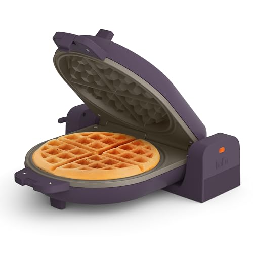 bella Flip-n-Store Waffle Make..." Deep Plates, 1000 Watt, Plum
