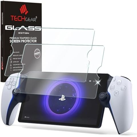 TECHGEAR Tempered Glass Protectors for PS Portal Cover