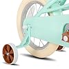 STITCH16 inch Kids Bike for 4-7 Years Girls, 16 Inch Girls Bike with Stabilisers & Basket, Green #4